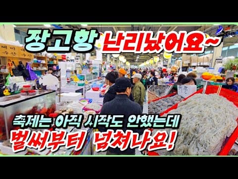 "다 올랐는데 요놈만 안 올랐네~"  캠핑, 차박 성지인 장고항에서 실치떼 만나보세요.