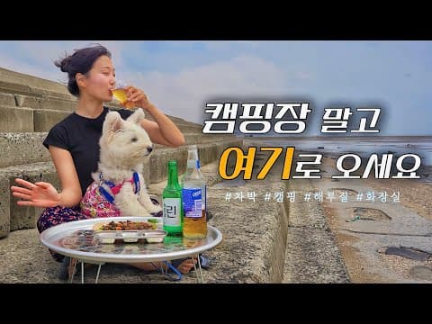 화장실부터 해루질까지 가능한 조용한 노지에서 나홀로 차박캠핑🚗 스포티지 차박 | 서천 차박 | 비인해변 | 솔로차박 | 솔로캠핑 | 다잡 차박텐트