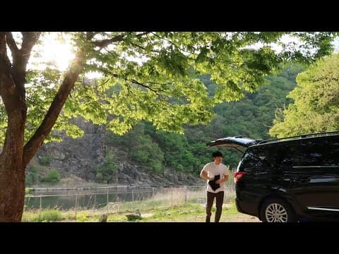 강원도 화천 최고의 노지에서 차박캠핑 / 청국장 비빔밥
